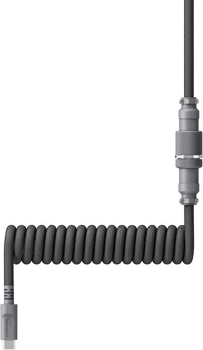 Productafbeelding HyperX USB-C spiraalkabel grijs (USB 3.0)