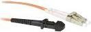 Produktbild ACT 10 meter LSZH Multimode 62.5/125 OM1 fiber patch cable duplex with MTRJ and LC connectors (10 m)