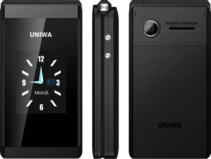 Produktbild Avizar Klapphandy mit 2 Bildschirmen Akku 1200mAh Dual-SIM (2.80")