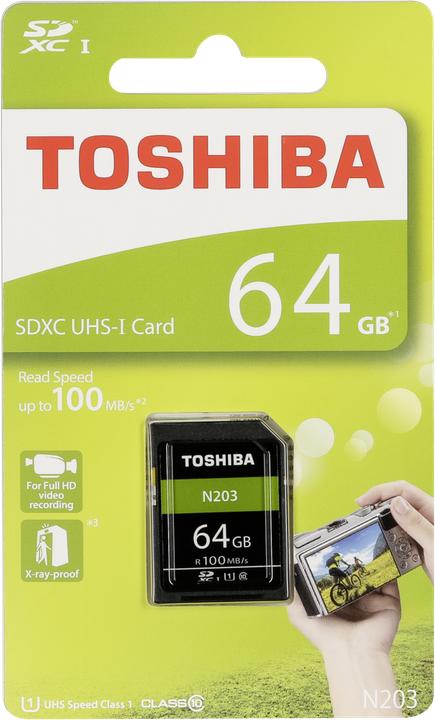 Produktbild Toshiba N203 (64 GB, microSDXC, U1, UHS-I)