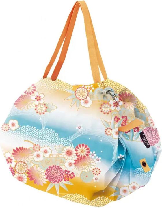 Actual product image Shupatto Medium Foldable Shopping Bag - Nagare Gumo