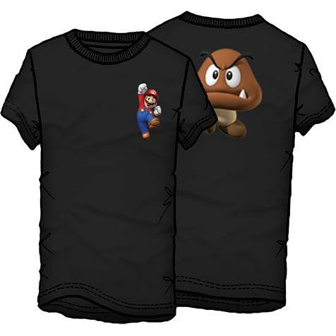 Super Mario Bros., Unisex, Maglietta, T-Shirt Super Mario Fungo L, (L)