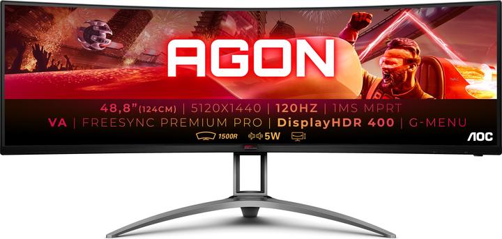 Produktbild AOC AG493UCX (5120 x 1440 Pixel, 49")