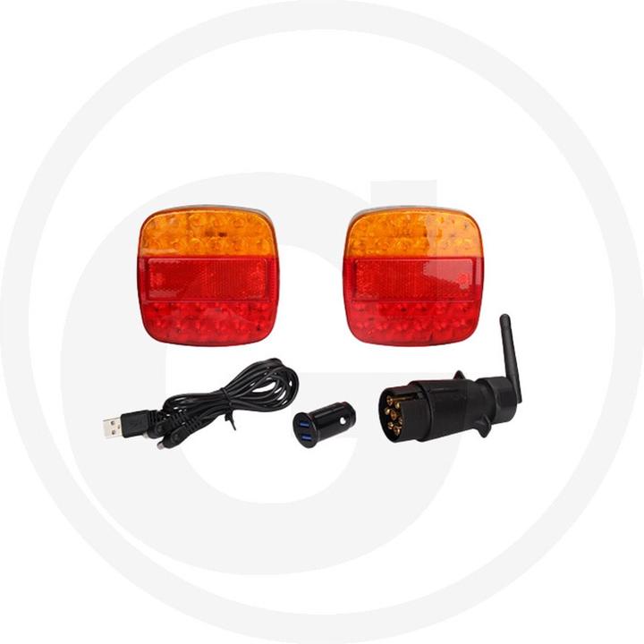 Image du produit Granit Draadloze Magnetische Achterlichtset