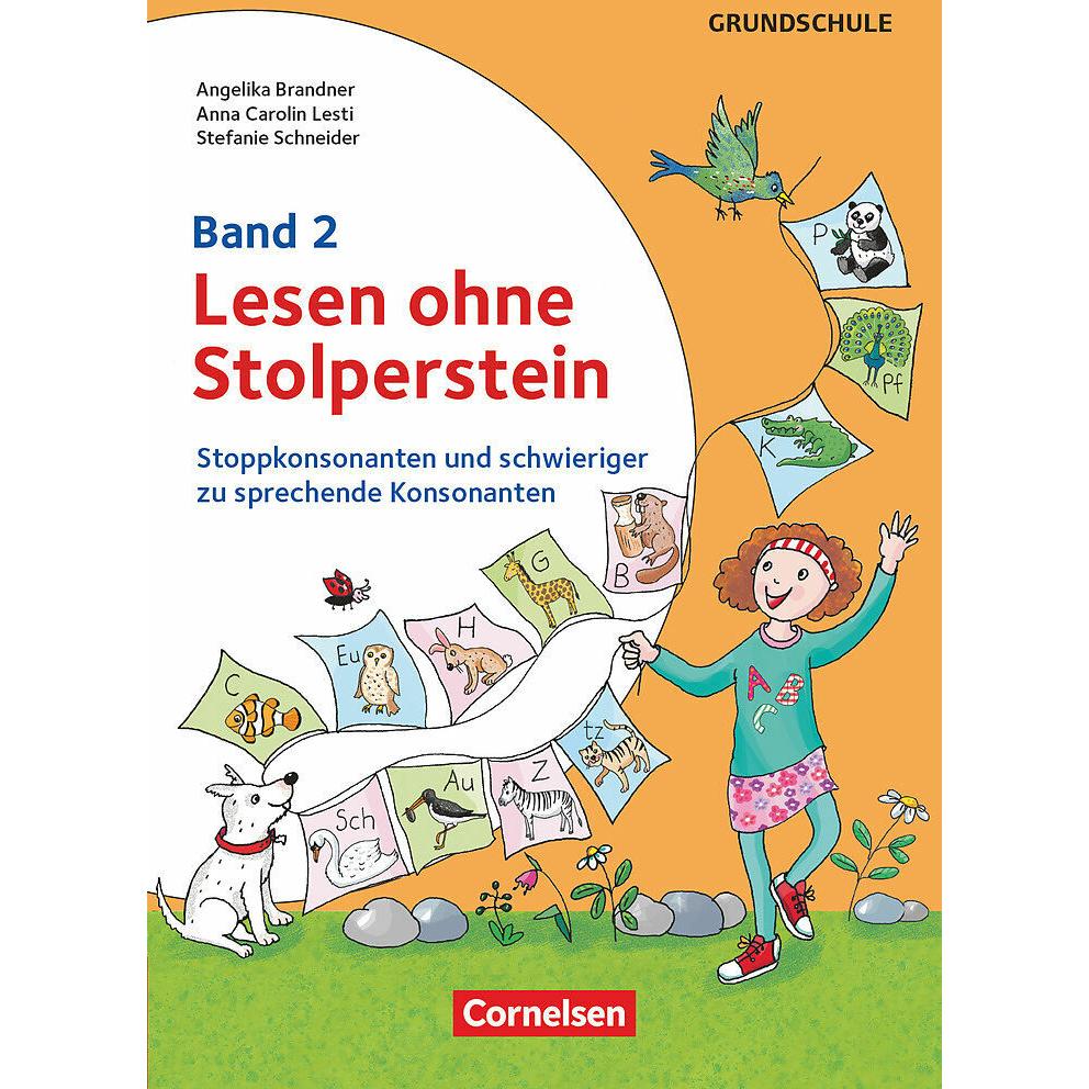 Lesen ohne Stolperstein, Band 2, Stoppkonsonanten und schwieriger zu sprechende Konsonanten, Schulbücher von Stefanie Sc...