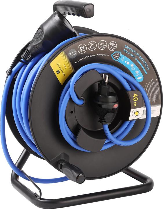 Produktbild Schönenberger Kabelrolle Antitwist T13 IP55 40m (40 m, 1.50 mm²)
