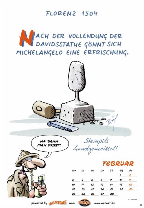Produktbild Heye Werner Kalender 2025 (Harter Einband, Deutsch)