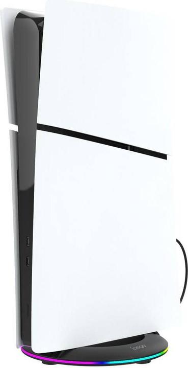 Actual product image - iPega P5S025S Vertical Stand with RGB for PS5 Slim Black (PS5)