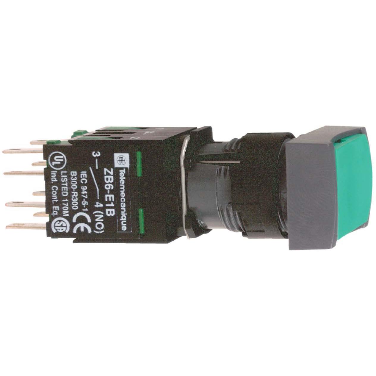 Schneider Electric Drucktaster grün, Taster + Schalter, Grün