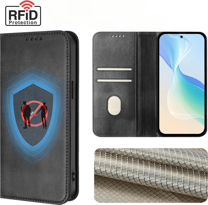 Produktbild Cover-Discount Xiaomi Redmi Note 15 Pro+ / Poco M8 Pro - Vintage Flip Case (Xiaomi Redmi Note 15 Pro)