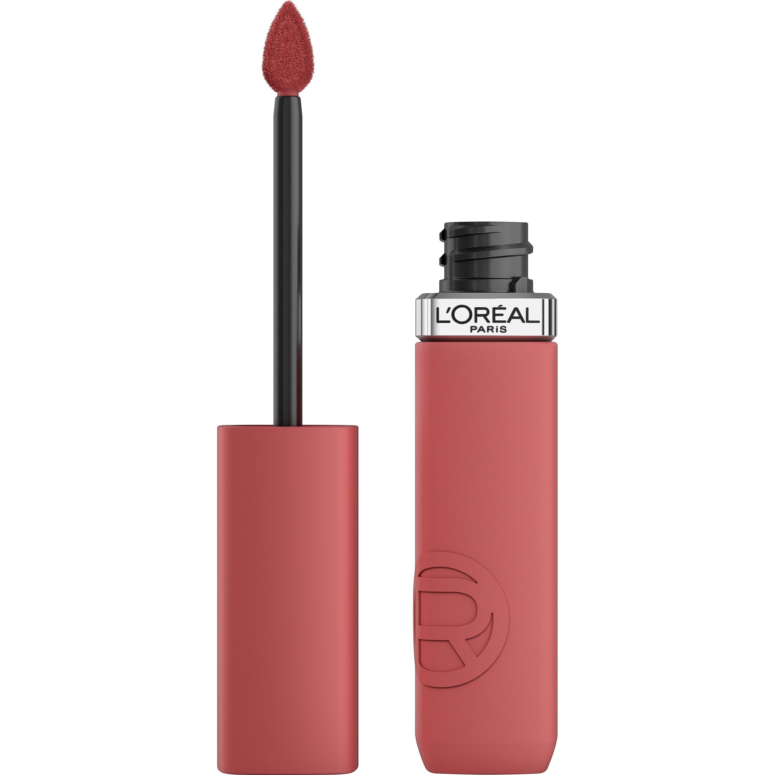 L'Oréal Paris, Lippenstift + lipgloss, Onfeilbare Matte Weerstand Nude Attitude (#B04340)