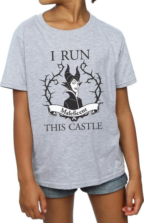 Immagine prodotto Maleficent I Run This Castle Maglietta Ragazze (152, 158)