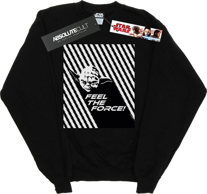 Actual product image Star Wars Boys Yoda Feel The Force Sweatshirt (152, 158)
