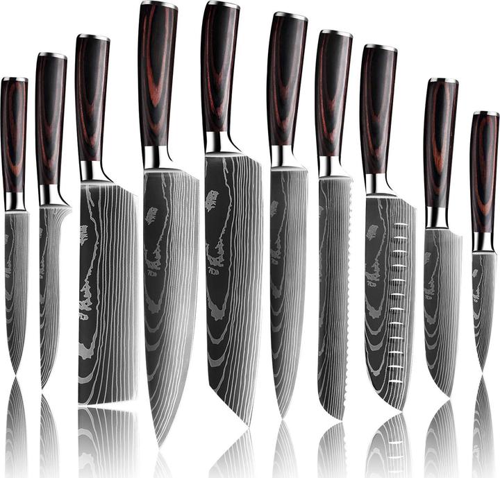 Image du produit Kepeak Scharfe Kochmesser aus Edelstahl (20.30 cm)