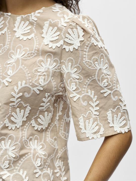 Image du produit Object Bestickte Bluse (40)