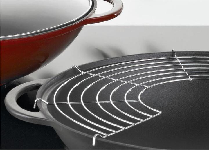 Produktbild Schulte-Ufer Gusseisen Wok Rustika 36 cm (36 cm, Wok Pfanne, Gusseisen, Emaille)
