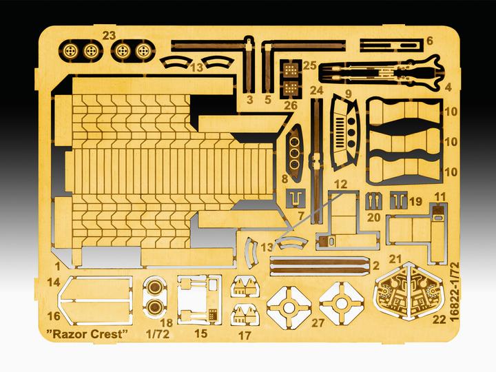 Actual product image Revell The Mandalorian: Razor Crest "Platinum Edition