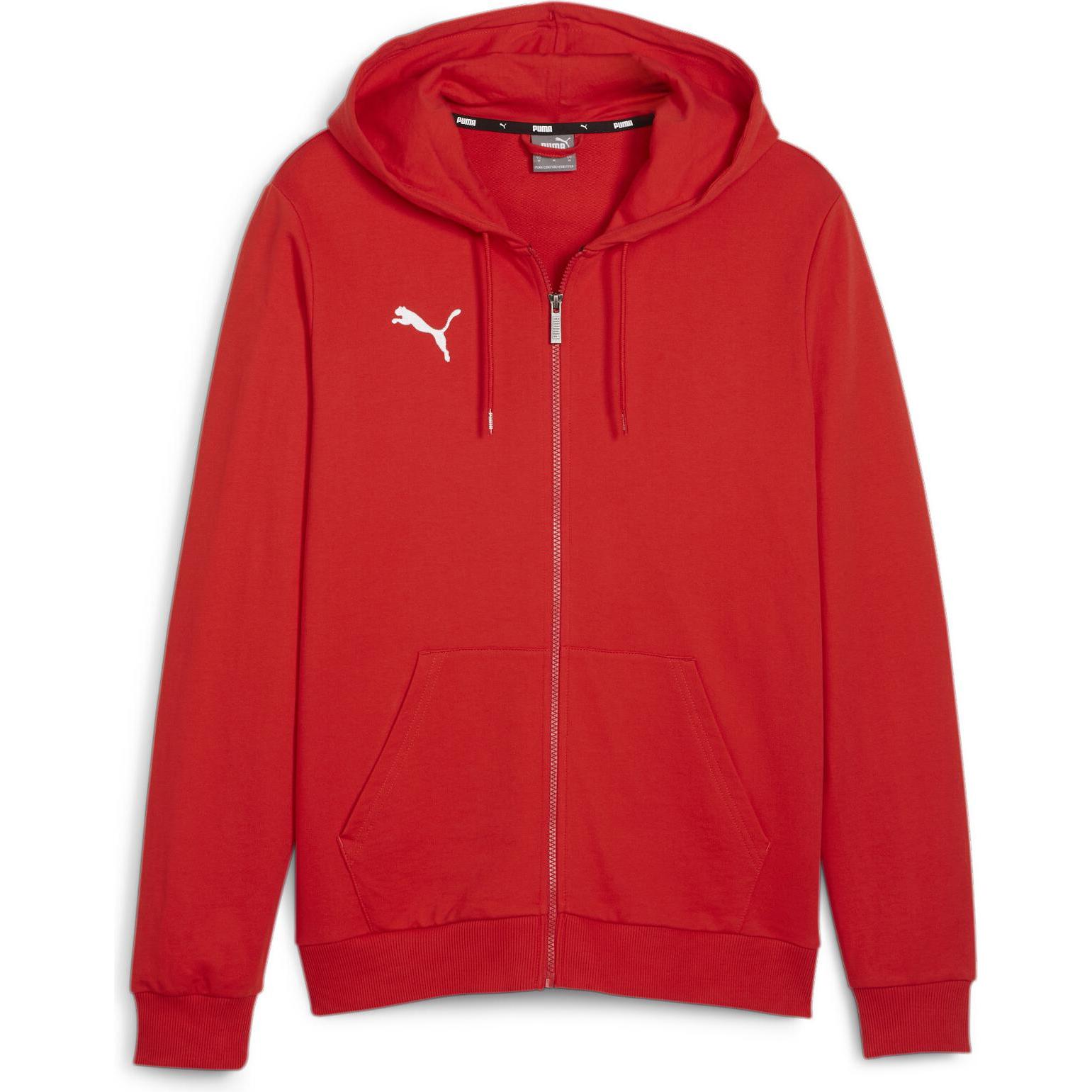 Puma, Herren, Pullover, teamGOAL Casuals Hooded Jacket, Rot, (XXL)