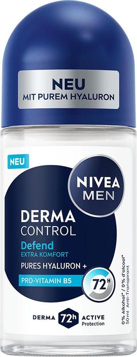 Produktbild NIVEA MEN Defend Derma Control Roll-On (Roll-on, 50 ml)
