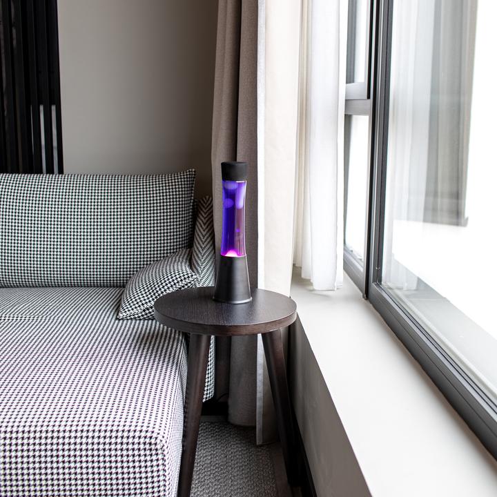 Image du produit Fisura Lampe à Lave LED - noir et violet - par (E14, E26)