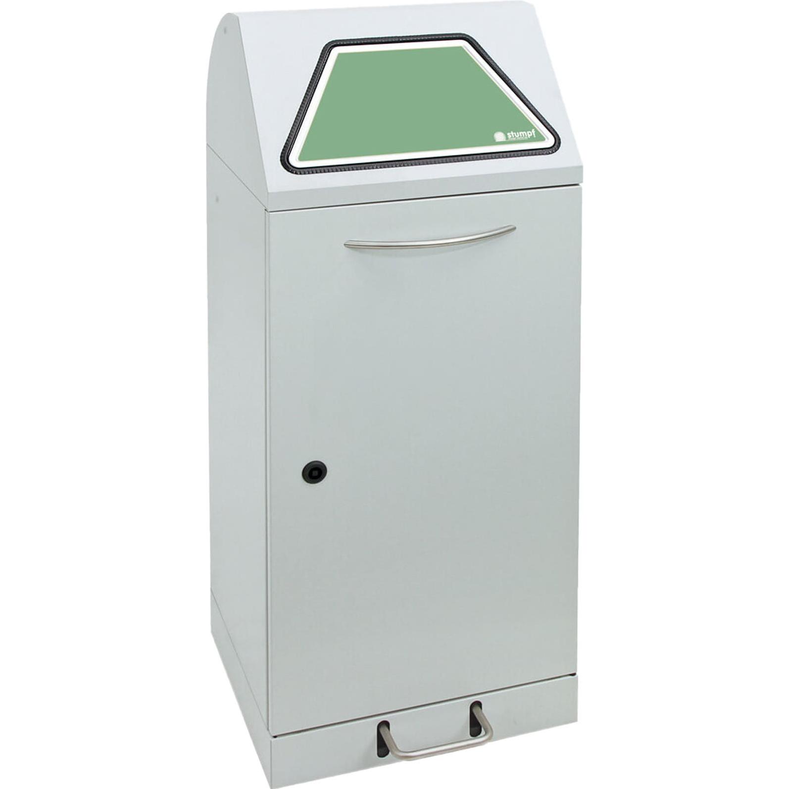 Stumpf Sistema Collettore riciclabile, azionato a pedale, Pattumiera, Grigio