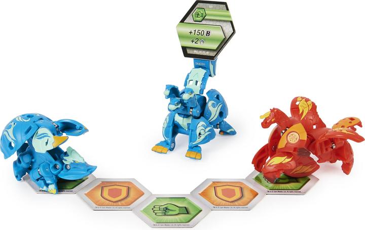 Bakugan Evolutions' Starter Pack mit 3(Ultra Aquos Howlkor, Basic Pyrus Pegatrix, Basic Aquos Colo