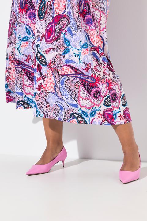Produktbild Ulla Popken Maxikleid, A-Linie, Carree-Ausschnitt, Halbarm, Taschen (68)