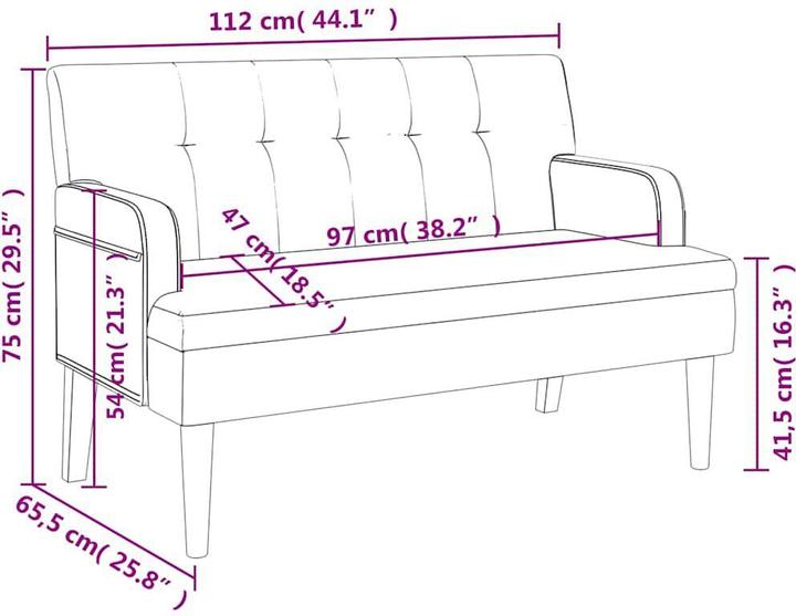 Image du produit vidaXL Hadassa (112 cm)