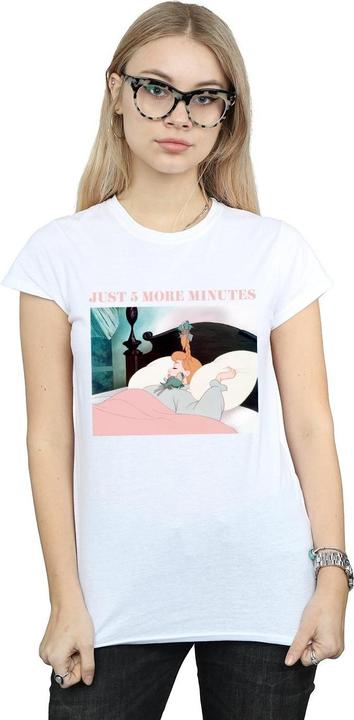 Actual product image Disney Womens/Ladies Princess Just Five More Minutes Cotton T-Shirt (XXL)