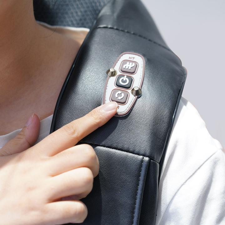 Immagine prodotto Casativo Massaggiatore shiatsu per collo, spalle e molto altro con 4 teste di massaggio e calore profondo IR