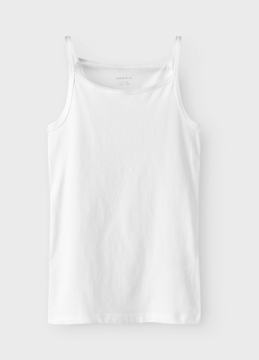 Actual product image Name it Nkfstrap Top 4p Black White Solid Noos (146, 152)