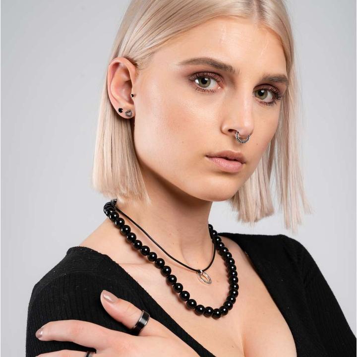 Immagine prodotto Bijouteria Piercing per naso (Acciaio chirurgico 316L, Zirconia)