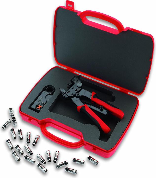 Produktbild Cimco Crimpzange Wetterfeste Koaxial (205 mm)