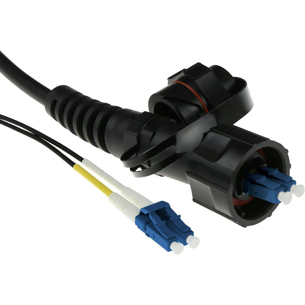 ACT Gepanzertes Glasfaser-Patchkabel (30 m), Netzwerkkabel