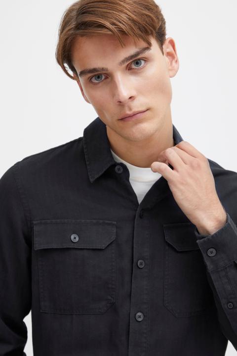 Produktbild Casual Friday CFAnton LS herringbone weave shirt - 20504780 (L)