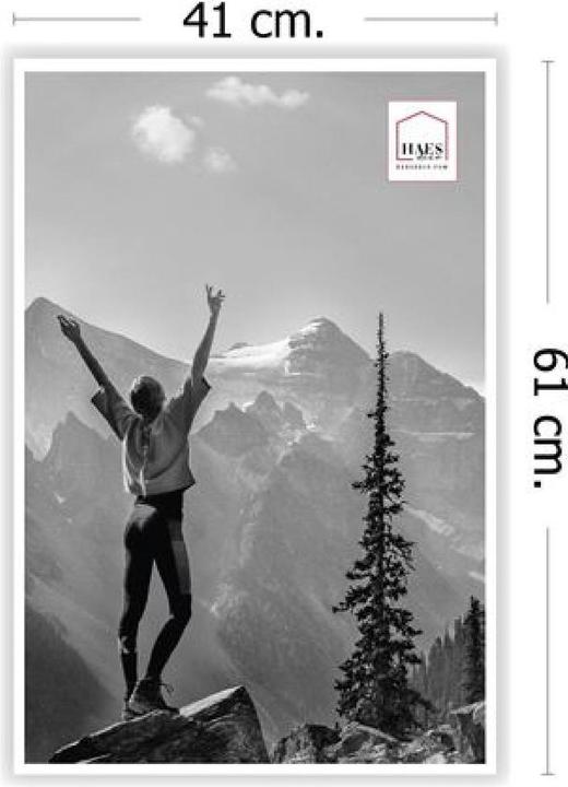 Produktbild Haes Deco Deco Kunststoff-Fotorahmen EF9W Easy Frame Weiss 40x60 cm (40 x 60 cm)