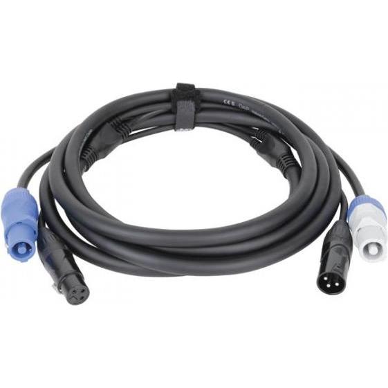 DAP-Audio FP20 Hybrid Cable - Power Pro & 3-pin XLR - DMX / Power - 3 m (3 m), Audio Kabel