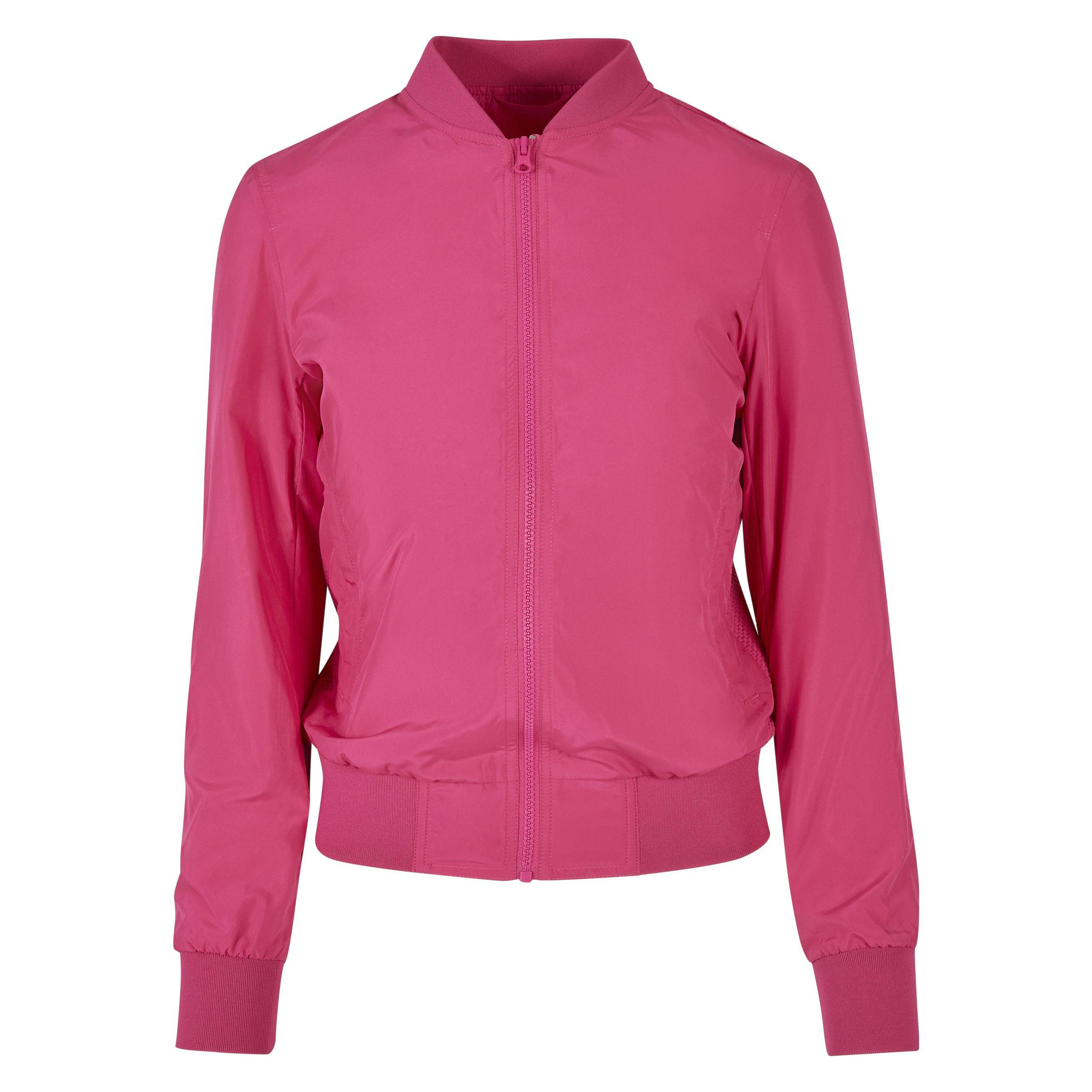 Urban Classics, Damen, Leichte Jacken, Ladies Light Bomber Jacket - 982, Pink, (3XL)