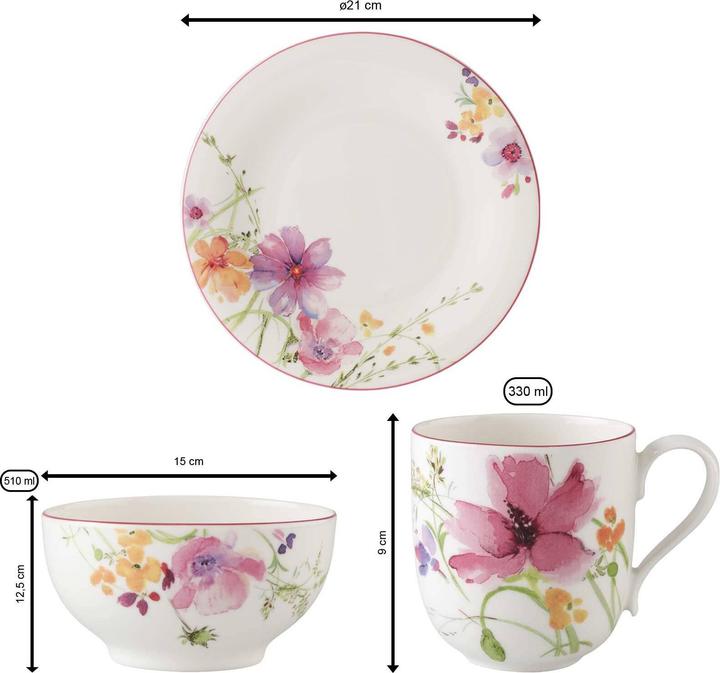 Actual product image Villeroy & Boch Mariefleur Basic Breakfast Set (6 pcs.)