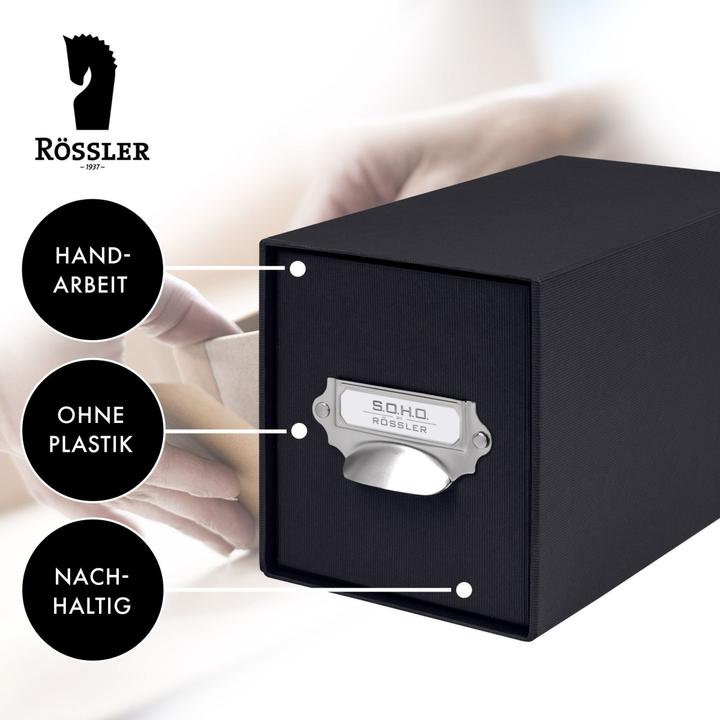 Actual product image Rössler CD drawer box black