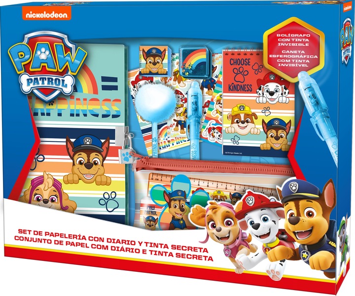 Actual product image Paw Patrol Writing set 7pcs.