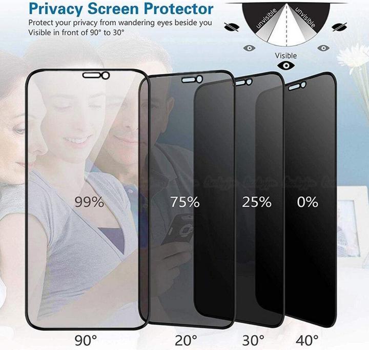 Image du produit PhoneLook Tempered Glass Privacy Vitre de protection d'écran anti-espion en verre trempé (1 pièce(s), Apple iPhone 12 Pro Max)
