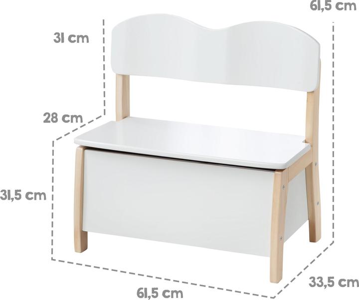 Produktbild Roba Kindertruhenbank nature (Kinderbank)