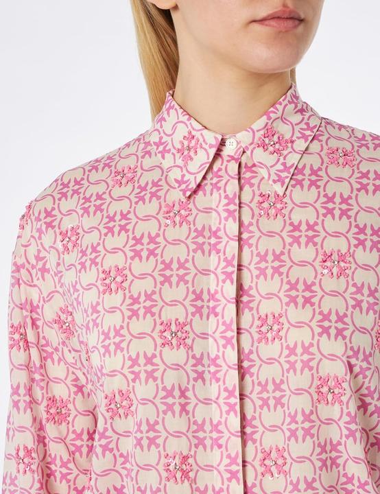 Immagine prodotto Pinko Camicia mousseline monogramma ricamato (46)