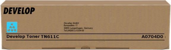 Immagine prodotto Develop Ciano - Originale - Cartuccia toner - per ineo+ 451, 550, 650 (C)