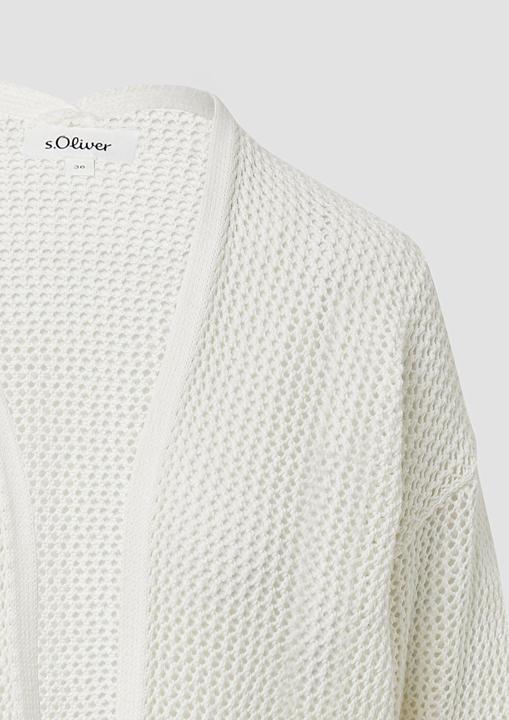 Produktbild S.Oliver Strickjacke Ajour-Strickjacke mit 3/4-Arm (44)