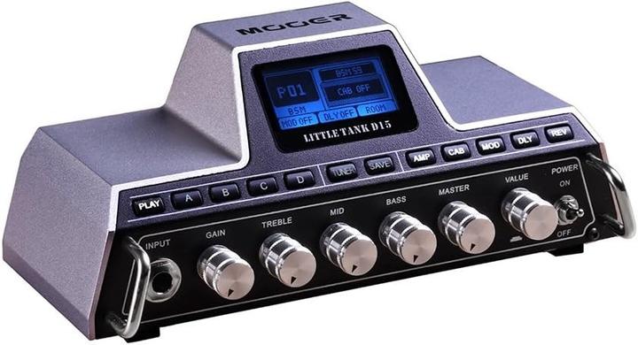 Actual product image Mooer 15 Watt Wireless Electric Guitar Amp Head with 25 High-Quality Models (Guitar, 15 W)