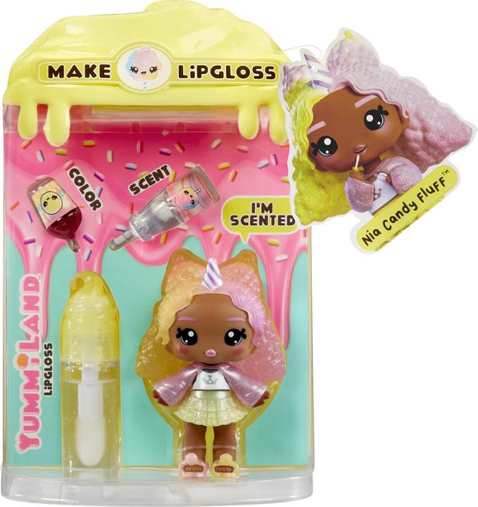 Image du produit MGA Yummiland Lip Gloss Doll Series 2- Cotton Candy (Nia Candy Fluff)
