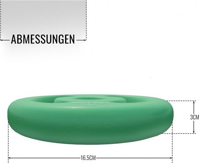 Produktbild Gorilla Sports Hantelscheiben (2 x 2.5 kg)