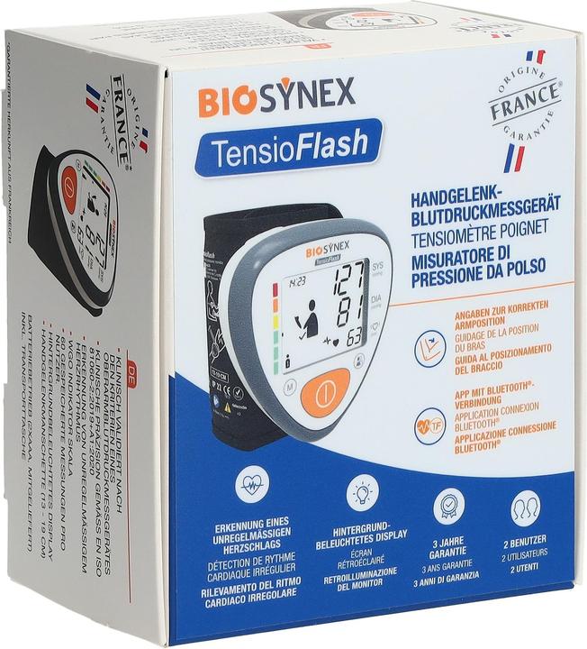 Image du produit Biosynex TensioFlash Blutdruckmessger (Tensiomètre au poignet)